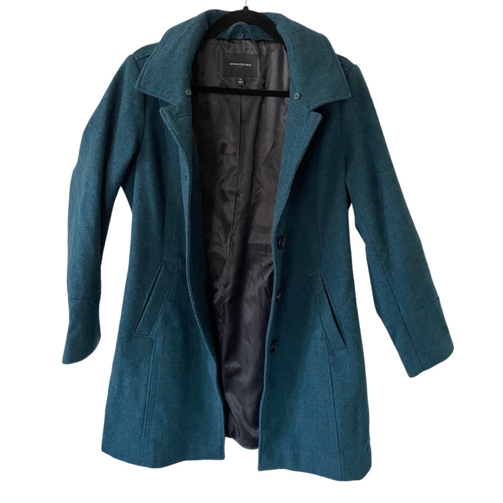 Banana Republic Navy Blue Peacoat - Picture 8 of 12